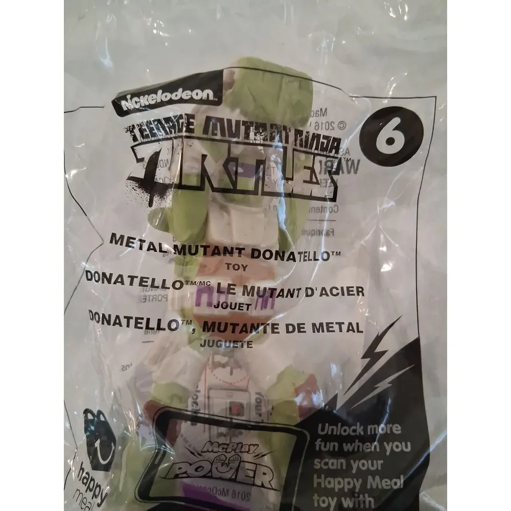 McDonalds Happy Meal TMNT Donatello Figures Lot of 3 Sealed Vintage Toys NIP